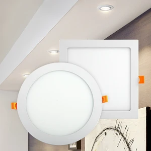 4 Inch-12 Inch Led Panel Light 3W 6W 9W Recess Paneles Ceiling Round Square Surface Light for Room