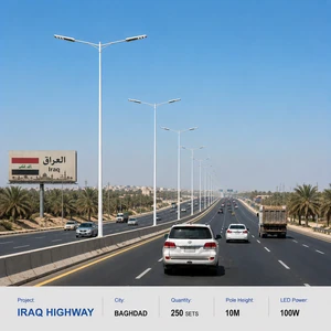 Street Light Pole Conical Steel Lamp Pole Light Pole Lamp Post Public Lighting Contractor Project Bid Street Light Pole