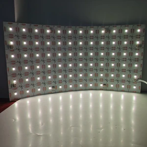 Flex Led Panel Light UL CE ROHS Bendable Cuttable CRI90 Dual-white 2700-6500K RGBW Cut Size 240*480mm 300*600mm for Stone Sign