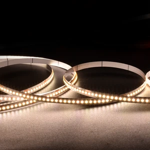 DC24V Mini COB LED Strip 320 LEDs/m 5mm Ultra Narrow CRI90 120-150LM/W 4000K Warm White High Efficiency Flexible Led Strip Light