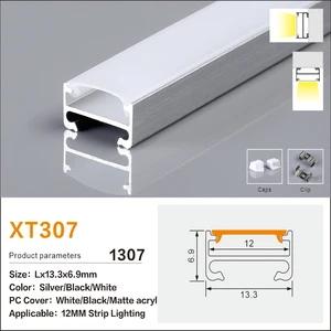 3.3FT/1M Decorative Line Mouldings Set LED Profile Light with Magnet Anodized Aluminum Alloy Housing for Wall Panel & Storefront