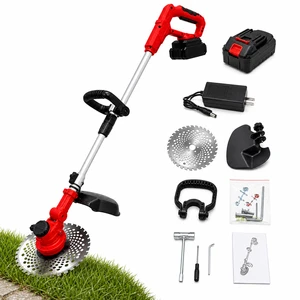 Home Wireless Multifunctional Lithium Battery Weeding Machine Handheld Garden Weeding Machine Electric Lawn Mover