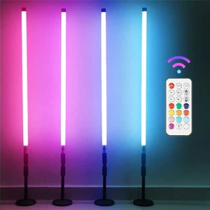 2600mAh portable RGB LED tube light multiple colors suitable for parties
