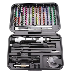 132 in 1 Screwdrivers Kit with 108 Screwdrivers Bits Upgraded Repair Tool Kit Color Coded Screwdriver Set with Extension Rod