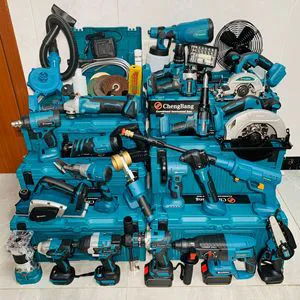 Set of 24pcs Power Tools Kits Rechargeable Lithium Brushless Electric Angle Grinder Cordless Wrench Toolbox Combination Tool Set