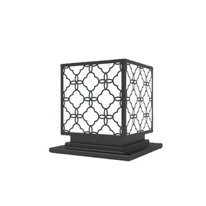 DTC.001.08 Aluminum LED Pillar Light IP65 Garden Post Light with E27 Base 3500K Warm White 5-Year Warranty Semi Flush Mount