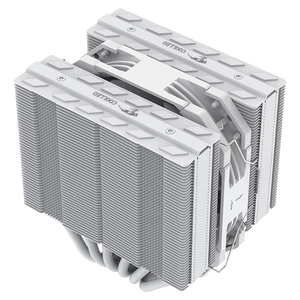 COOLLEO EtianFF135 Pure White PC Radiator with 6 Heat Pipes Air Cooler CPU Cooling LGA115X/1200/1700/1851AMD Ryzen Deep Cooling