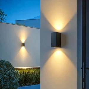 Outdoor Waterproof Wall Lamp for Landscape Courtyard Terrace Balcony-LED 3000K Warm White Aluminum Alloy Wall Washing Light