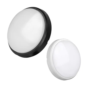 CE CB 12W 15W 18W White Black Round Oval Outdoor Waterproof IP65 Ceiling Led Wall Bulkhead Light 5 Year Warranty