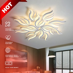 Hot Sale Modern LED Ceiling Lamp Petal Star-Like Roof Light for Home Bedroom Hotel Living Room Crystal Acrylic Switch 220V AC