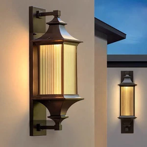 Modern Outdoor Wall Light H50/70/100CM Aluminum CE Outdoor Lighting Garden 85-265V 3000K Warm White Wall Light