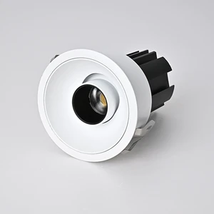 Lumiera Aurashine Beam Adjustable Moving Recessed Frameless LED Spotlight Anti-Glare Aluminum Alloy Construction for Home Office