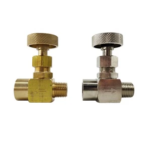 High Quality Brass Needle Valve Male To Female Thread Manual Power Made In China
