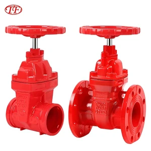 TF Groove Rising Stem Fire Gate Valve PN10/16 Fire Fighting Valve Fire Gate Valve
