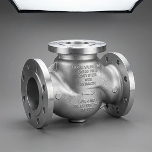 Industrial Cast Steel Valve Body for Fluid Control Systems CF8/316 Model Silica Sol Casting Last Wax Casting