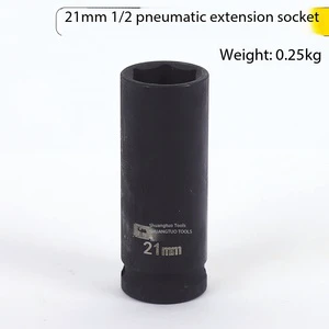 1/2 Air Hydraulic Extended Socket Hex Heavy-Duty Impact Wrench Socket Set 8-41mm Carbide OEM Socket Tool Kit Automotive Repair
