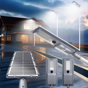 Super Bright High Power Square Integrated Solar Street Light LED Long Lasting Lighting for Highways with IP65 Rating
