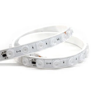 New Arrival Digital LED Flexible Wall Washer DC24V SMD5050 RGB DMX Addressable 36LEDs/m IP67 Lens Series Smart Strip Light