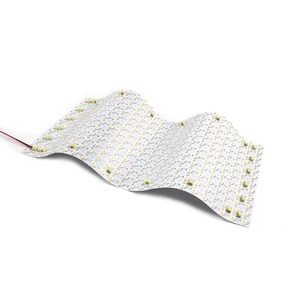 Factory Backlit Led Light Sheet 26w Dmx Tunable Led Sheet Panel Light Backlit Led Light Panels Clear Flexible LED Sheet for Wall