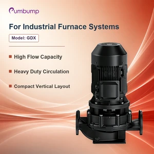 GDX High Flow Vertical Inline Centrifugal Pump For Industrial Furnace Cooling Heavy Duty Circulation And Compact Installation