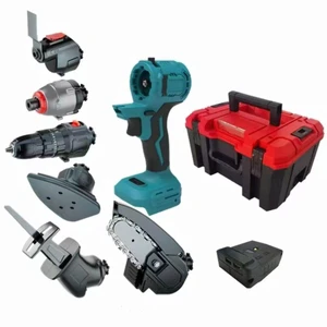 Household Power Tools Combo Kits 18pcs Lithium Battery Operated Hand Tool Sets