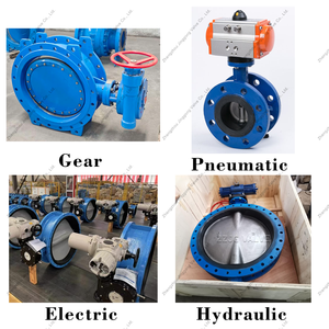Ductile Iron EPDM Rubber Seat Double Offset Butterfly Valve DN40-DN1200 for Municipal Water Supply System