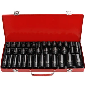 Impact Socket Set Auto Repair Air Impact Socket Set Pneumatic Socket Set Deep Impact Socket Heavy Duty Impact Socket Set