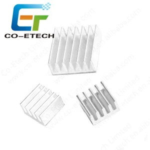 3 Pcs/set 8*8*4mm 14*14*6mm Aluminum Heat Sink With 3M
