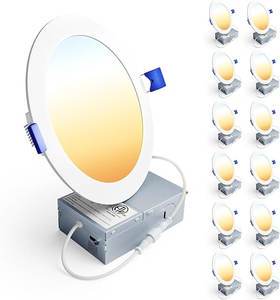 Factory Direct Led Downlights ETL 6-inch Led Aluminum Profile 5CCTled Ceiling Light Dimmable Panel With Junction Box