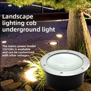 IP65 Waterproof Floor Recessed Deck Inground Spotlight Outdoor Landscape Ground Buried Lamp Led Underground Light 12V/24V