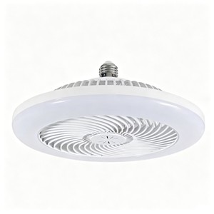 Factory Direct Three Color Dimmable LED Ceiling Fan Light for Bedroom and Living Room