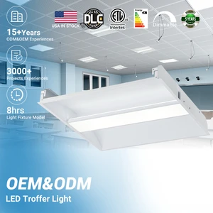 ETL CE Commercial Indoor Lighting 24w 36w 42w 50w Square Ceiling Recessed Led Panel Light