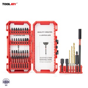 TOOLJOY 40-Piece Magnetic Impact Tool Set, Heavy-Duty Screwdriver & Nut Setter For Workshop & Industrial Equipment Care