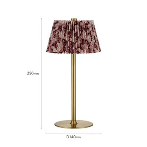Control Dimmable Table Lamp RGB Lighting Bulb for Home&Hotel Use with Fabric&Glass shade for Elevanting the Atmosphere