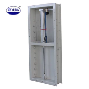 YUDA New Products TZMQ20x20 Grain Feed Customized Stainless Steel Pneumatic Slide Gate Valves 25t/h