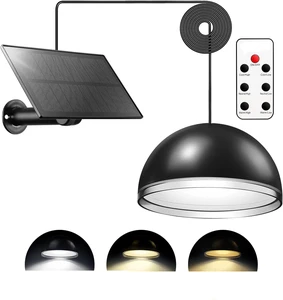 Solar Ceiling Lights for Home & Garden Indoor/Outdoor IP67 Waterproof LED with Battery Included