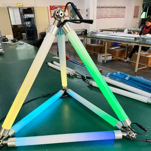 360 Degree Multi-Color Rainbow LED Tube Light 24V 5050RGB D40mm Stage Lighting RGB Tubes
