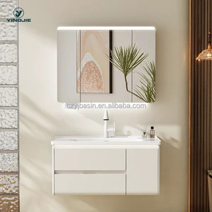 Commercial Grade Hotel Project Contractor Grade Bathroom Vanity Unit For Boutique Hotel Renovation