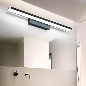 Modern Chrome LED Vanity Mirror Light for Bathroom Wall Mount