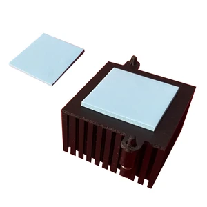 Aluminum heat sink cooling pad self-adhesive 5w/mk heat dissipation silicone pad