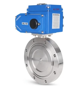 High quality electric butterfly valve and vacuum butterfly valve