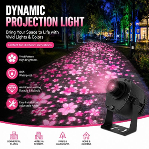 80W IP68 LED Projector Light - Waterproof Mood Light Spotlight for Cultural Tourism & Scenic Areas
