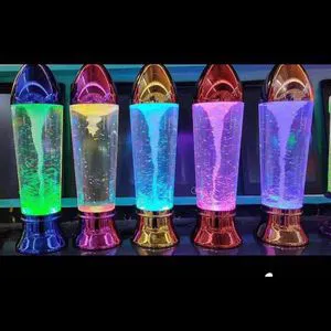 LED Light Tornado Missile Night Light Multi-color Flashing Decorative Small Night Light