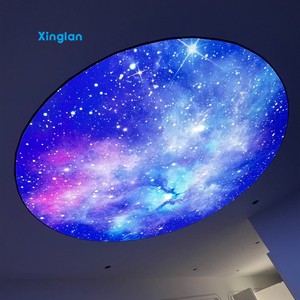 RGB Fabric Light Boxes, Stretch Ceiling Films, Stretch Ceilings Ideal For Workstation Areas In Auto Customization Shops