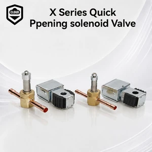 Brass Weld Tube Quick Open Solenoid Valve Rapid Cyclic Operation Refrigerant Control Valve for Mechanical Refrigeration System