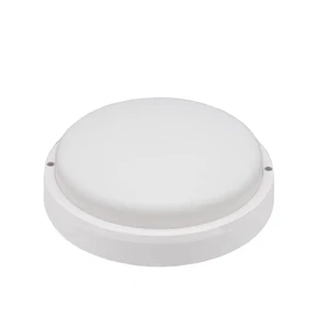 24W Microwave Motion Sensor LED Ceiling Light 3CCT Selectable IP54 Waterproof Bulkhead Light for Outdoor Garden AC Power Supply