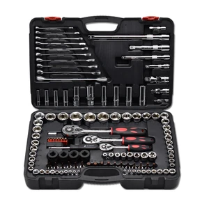 KAFUWELL SS8120A01 120pcs Socket Wrench Tool Kit Mechanical Repair Tools Set