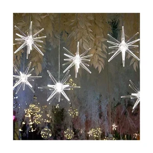 Customized Sea Urchin LED Ceiling Light Drop Hanging Chandelier for Outdoor Weddings Parties and Evenings