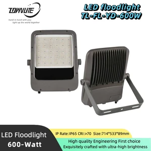 High-quality, Long-life Led 600w Outdoor Floodlight for Engineering Lighting, 140-170lm/w, with a 5-year Warranty