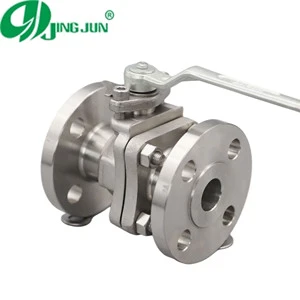 Jingjun Stainless Steel Manual 2PC Flange High Temperature Ball Valve Q41F-150LB for Chemical Industry Gas OEM